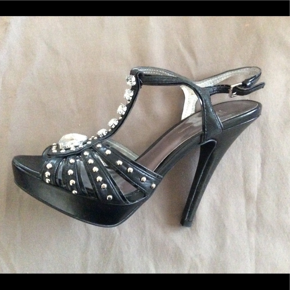 Size 6.5 INC Jeweled Sandel Heels